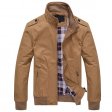 Mens Jackets Spring Autumn Casual Coats Solid Color Sportswear