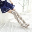 Girls Winter Warm Coral Cotton Stockings Striped Animal Modeling