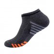 1 pieza calcetines tobilleros de corte bajo para hombre calcetines deportivos para correr acolchados - gris