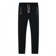 Men Joggers Pants Elastic Waist Casual Black Sweatpants