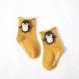 Calcetines de bebé de 1 pieza con dibujos animados bonitos muñecos - pingüino
