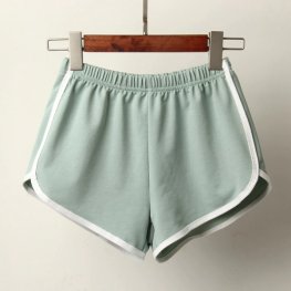 Pantalones cortos deportivos de verano para mujer Pantalones cortos casuales de color caramelo nuevos