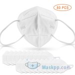 80 Pcs Disposable Face Masks 5 Layer Protection With Advanced Filtration