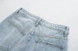 Jeans de cintura alta Jeans Boyfriend rasgados para mujer