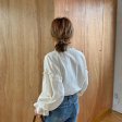 Nuevo ahueca hacia fuera las camisas elegantes casuales de las mujeres de las tapas de la vendimia