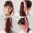 1 Pcs Hair Scrunchies Satin Silk Elastic Hair Bands Hair Scarf