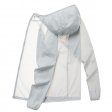 Chaqueta de secado rápido para hombre, ligera, resistente al viento, para acampar, pesca