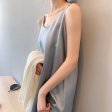 Summer Woman Dress Casual Satin Sexy Camisole Elastic