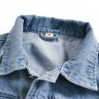 Giacca di jeans strappata con stampa di cane Hip Hop Streetwear da uomo