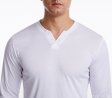 Moda para hombre Slim Fit Fitness camisetas de manga larga