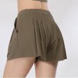 Mujeres Verano Correr Pantalones cortos de secado rápido Gimnasio Suelto Transpirable