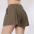 Pantaloncini da ginnastica ad asciugatura rapida da corsa estiva da donna traspiranti larghi