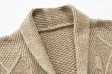 Winter Warm Men Slim Fit Sweaters Cardigan Horns Thick Sweater