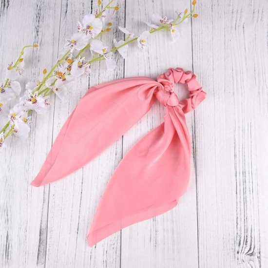 1 Pcs Hair Scrunchies Satin Silk Elastic Hair Bands Hair Scarf