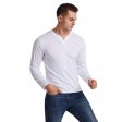 Magliette a maniche lunghe da uomo fitness slim fit moda