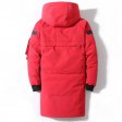Abrigo largo impermeable con capucha de invierno para hombre