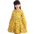 Girl Summer Dress Long Sleeve Children Clothes Floral Dresses