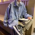 Automne Nouveau Denim Veste En Jean À La Mode Manteau Neutre Coréen