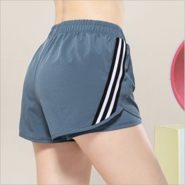 Sports Running Fitness Short taille élastique à séchage rapide Femme