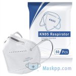 50 Pcs 5 Layers Cup Dust Mask - Protection Breathable Face Masks Against PM2.5