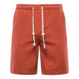 Cotton Linen Shorts Men Loose Breathable Beach Shorts - Red