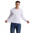 Moda para hombre Slim Fit Fitness camisetas de manga larga