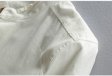 Chemises décontractées à col mince en coton et lin pour hommes