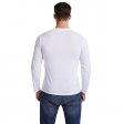 Moda para hombre Slim Fit Fitness camisetas de manga larga