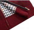 Giacca in maglioni con cerniera in lana sintetica calda autunno inverno