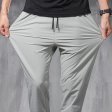 New Men's Trend Loose Summer Thin Sports Ice Elastic Pants