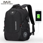 New Solar USB Recharging Backpack Water Resistant ...
