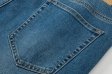 Pantalon slim en coton pour hommes Jeans décontractés doux pour jeunes rétro