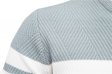 Suéter de rayas de invierno para hombre Pullovers gruesos y cálidos Casual