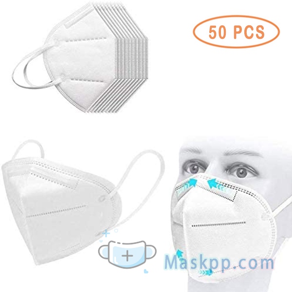50 Pcs Non-woven Fabric Purifying and Breathable Face Masks Haze-Proof